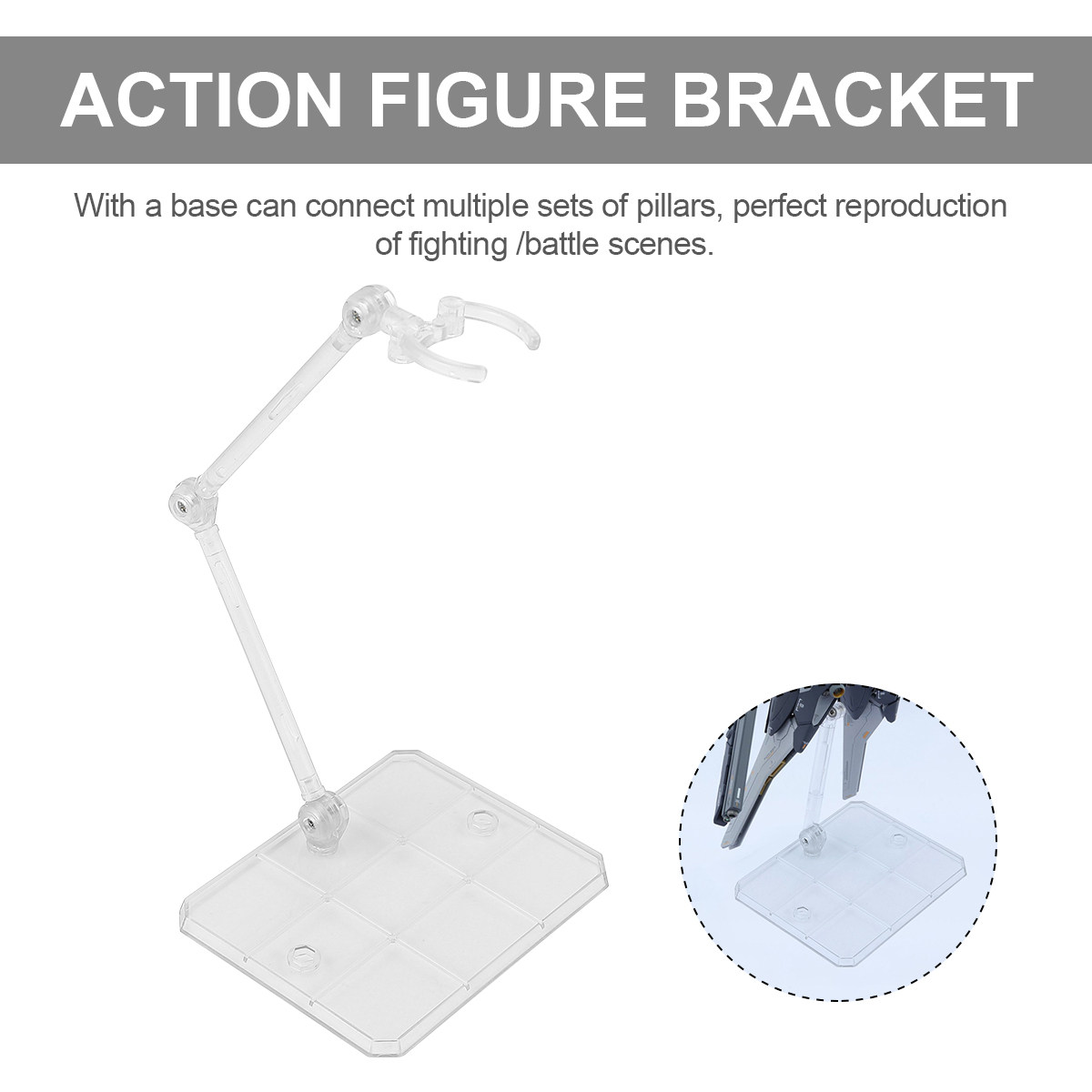 Action Figure Stand - 5Pcs Action Figure Base Sturdy Display