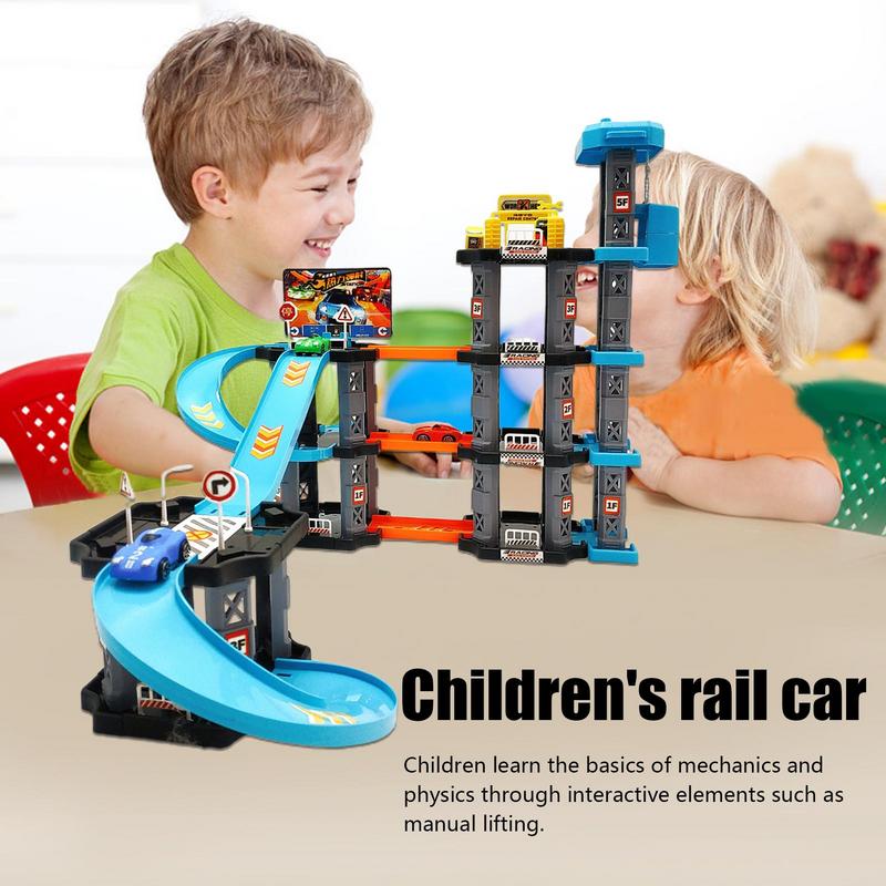 Race Track Car Ramp Toy Childr - Hot Wheels Car Track Sets 评论和价格
