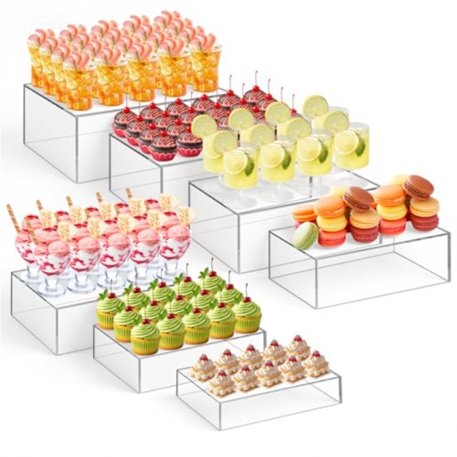 Catering dessert table risers  - Display Risers Set 评论和价格