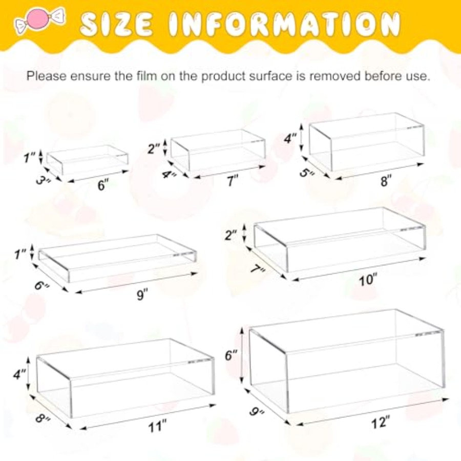 Catering dessert table risers  - Display Risers Set 评论和价格