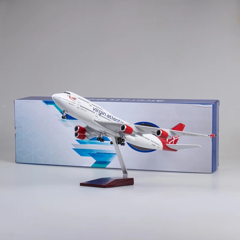 47cm Virgin Atlantic B747 Airp - Model Airplane Plastic 评论和价格