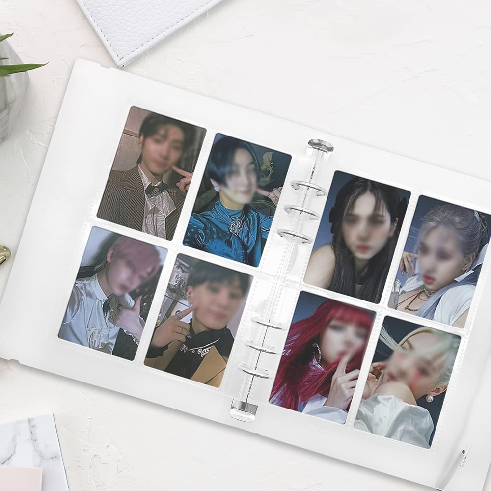 4 Pockets Photo Card Sleeves B - Trading Card Binder 评论和价格