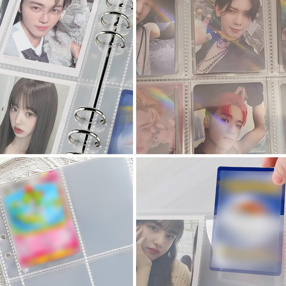 4 Pockets Photo Card Sleeves B - Trading Card Binder 评论和价格