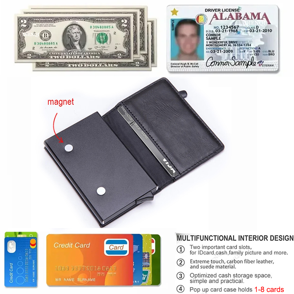 RFID Blocking Card Wallet Magn - Card Top Loader 评论和价格