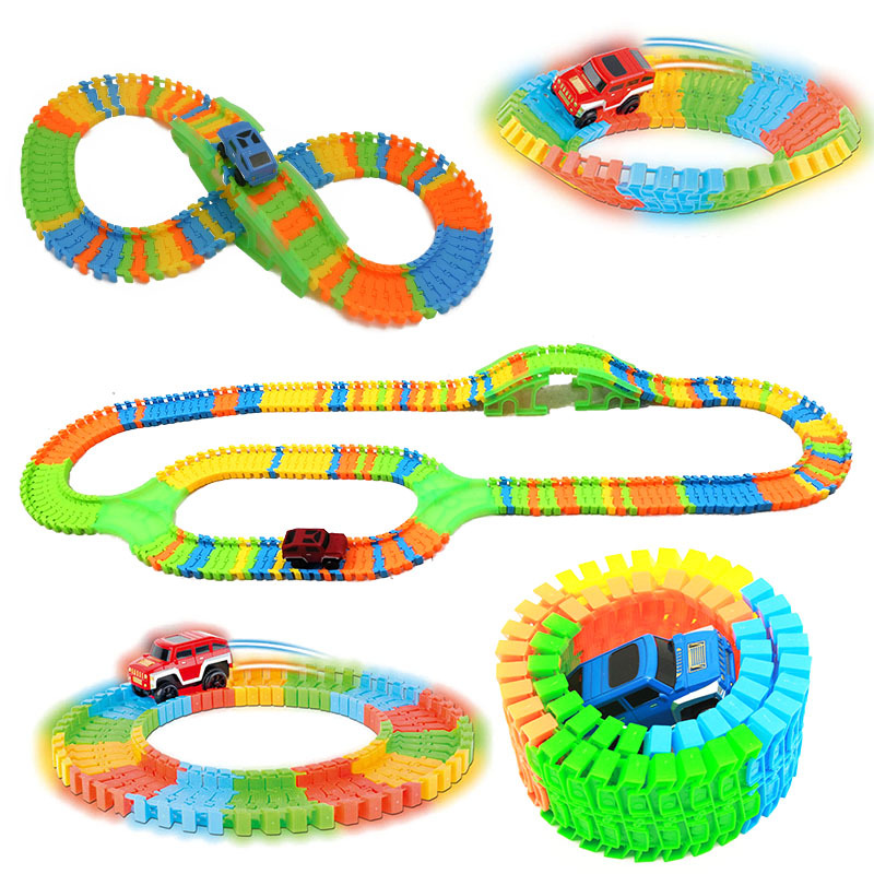 DIY Assemble Universal Racing  - Hot Wheels Car Track Sets 评论和价格