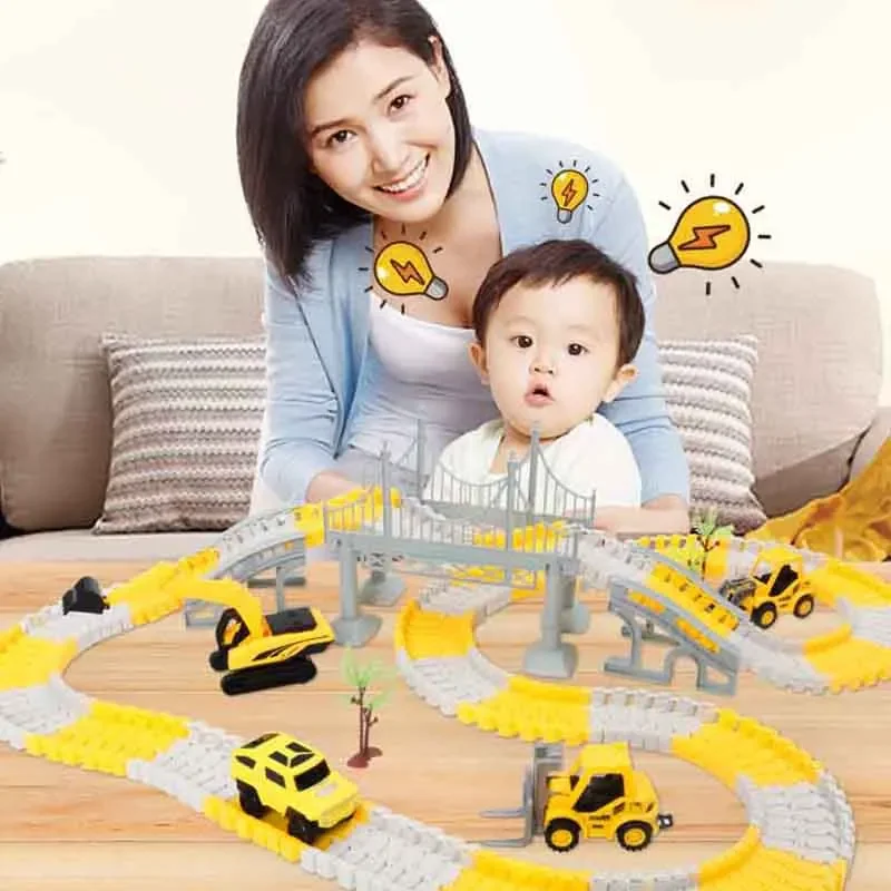 137-467pcs Children Electric T - Hot Wheels Car Track Sets 评论和价格