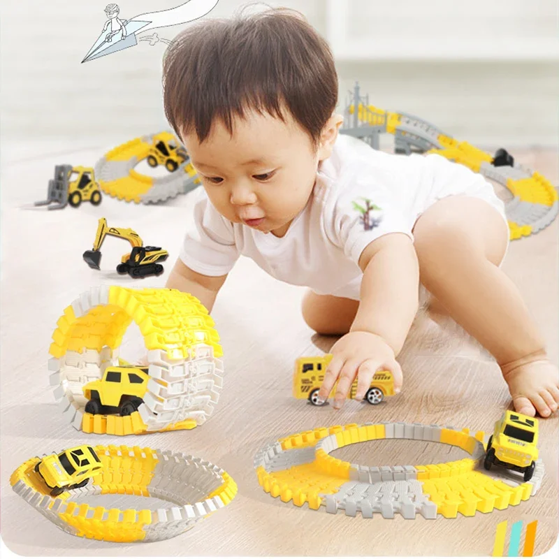 137-467pcs Children Electric T - Hot Wheels Car Track Sets 评论和价格