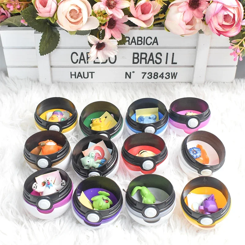 Pokemon Figure 12pcs/Set Poké  - Vinyl Figure Blank 评论和价格