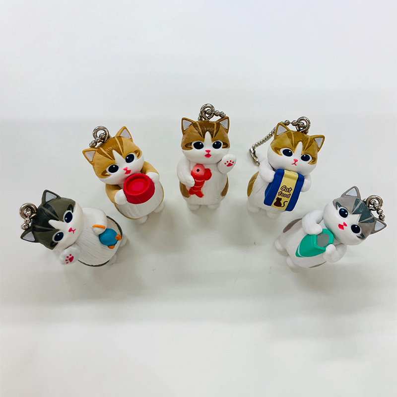 Mofusand Kawaii Cat Keychain B - Action Figure Stand 评论和价格