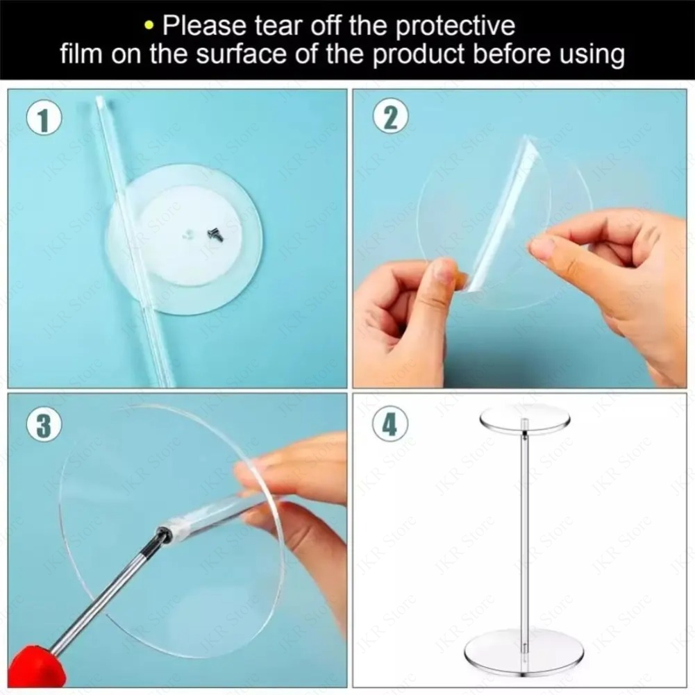 Easy to Clean Acrylic Display  - Display Risers Set 评论和价格