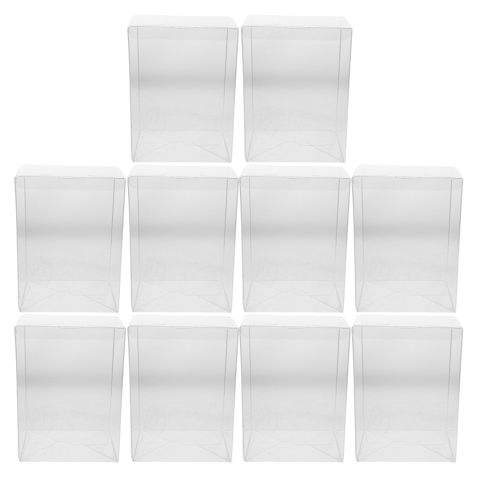 10Pcs Clear Display Case Prote - Action Figure Stand 评论和价格