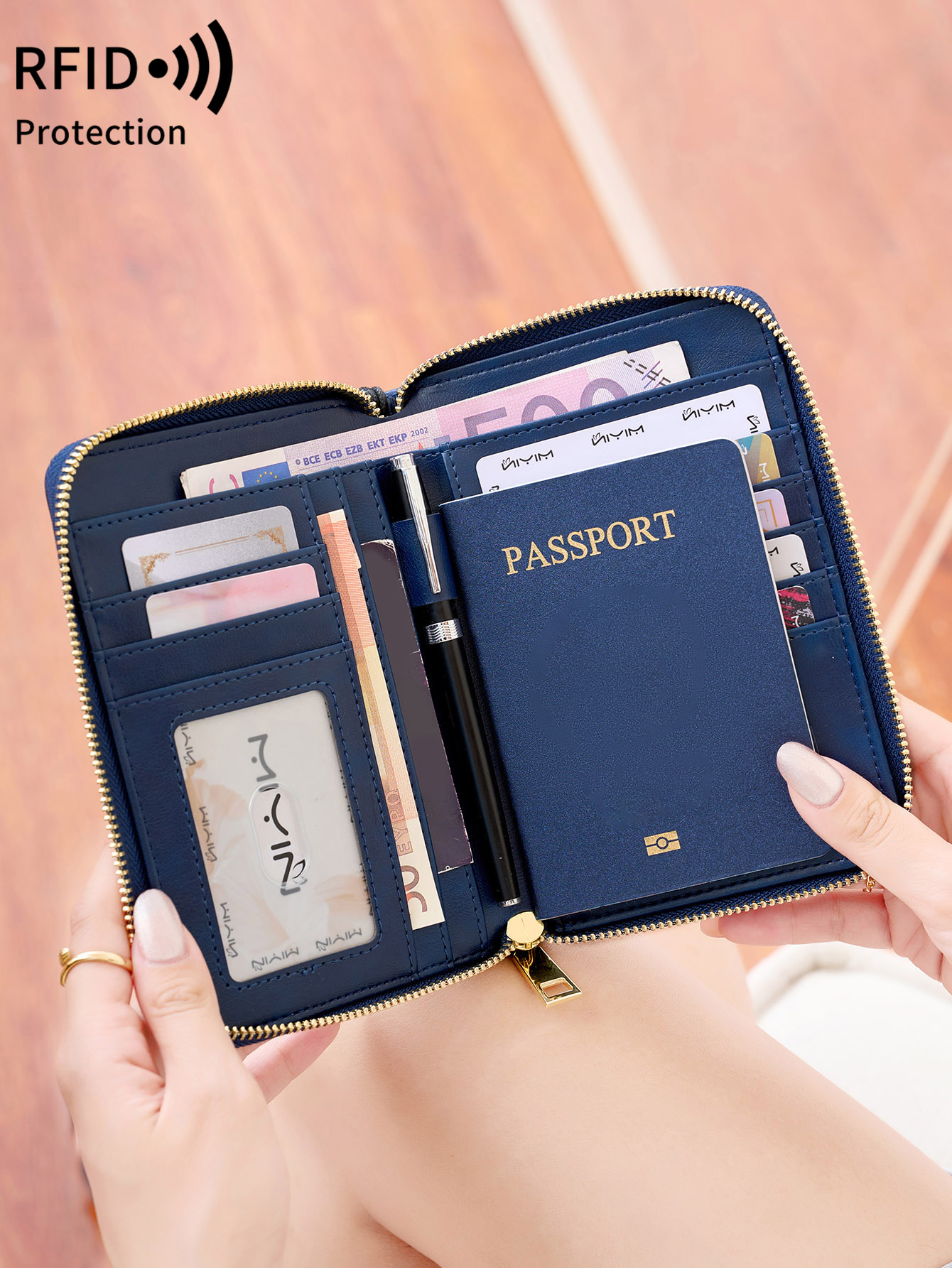 RFID Shielded Passport Holder  - Card Top Loader 评论和价格