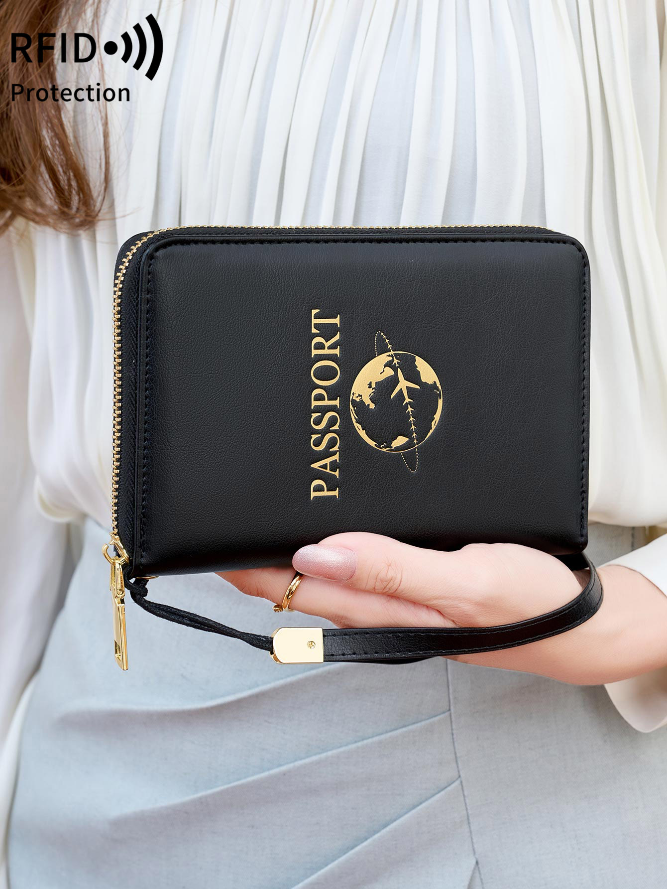 RFID Shielded Passport Holder  - Card Top Loader 评论和价格